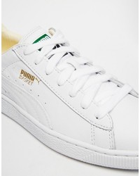 Baskets en cuir blanches Puma