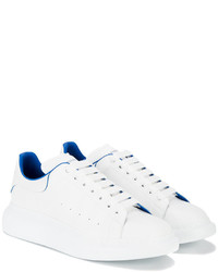 Baskets en cuir blanches Alexander McQueen