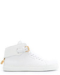 Baskets en cuir blanches Buscemi