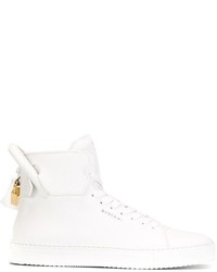 Baskets en cuir blanches Buscemi