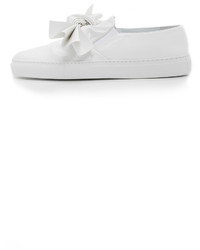 Baskets en cuir blanches Cédric Charlier