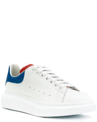 Baskets en cuir blanches Alexander McQueen