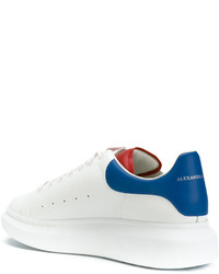 Baskets en cuir blanches Alexander McQueen