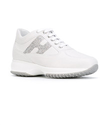 Baskets en cuir blanches Hogan