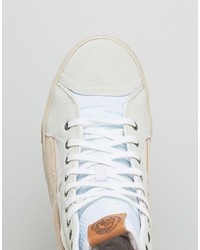 Baskets en cuir blanches Diesel