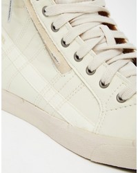 Baskets en cuir blanches Diesel