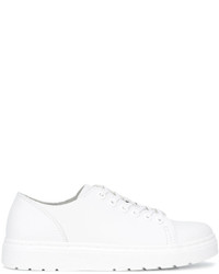 Baskets en cuir blanches Dr. Martens