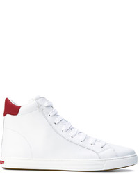 Baskets en cuir blanches DSQUARED2