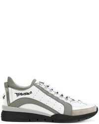 Baskets en cuir blanches DSQUARED2