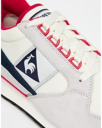 Baskets en cuir blanches Le Coq Sportif