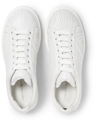 Baskets en cuir blanches Alexander McQueen