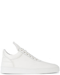 Baskets en cuir blanches Filling Pieces