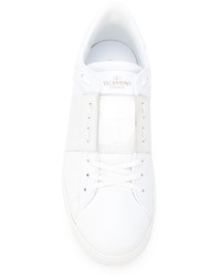 Baskets en cuir blanches Valentino