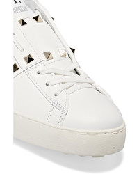 Baskets en cuir blanches Valentino