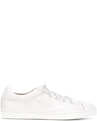 Baskets en cuir blanches Gianvito Rossi