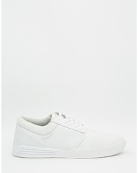 Baskets en cuir blanches Supra