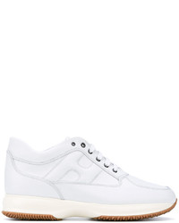 Baskets en cuir blanches Hogan