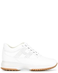 Baskets en cuir blanches Hogan