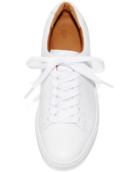 Baskets en cuir blanches Frye