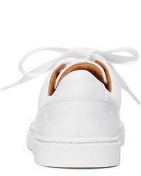 Baskets en cuir blanches Frye