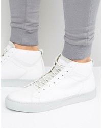 Baskets en cuir blanches Jack and Jones