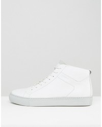 Baskets en cuir blanches Jack and Jones