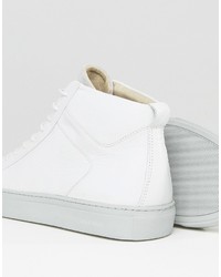 Baskets en cuir blanches Jack and Jones