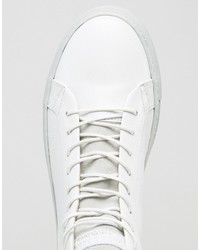 Baskets en cuir blanches Jack and Jones