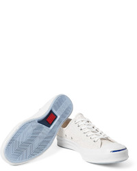 Baskets en cuir blanches Converse