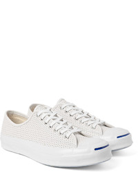 Baskets en cuir blanches Converse