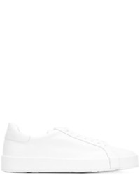 Baskets en cuir blanches Jil Sander