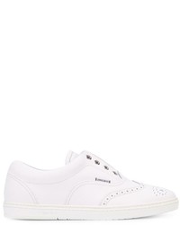 Baskets en cuir blanches Jimmy Choo