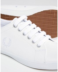 Baskets en cuir blanches Fred Perry