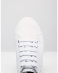 Baskets en cuir blanches Fred Perry