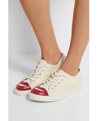 Baskets en cuir blanches Charlotte Olympia