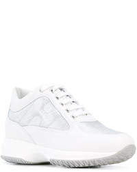 Baskets en cuir blanches Hogan