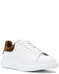 Baskets en cuir blanches Alexander McQueen