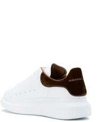 Baskets en cuir blanches Alexander McQueen