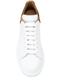 Baskets en cuir blanches Alexander McQueen