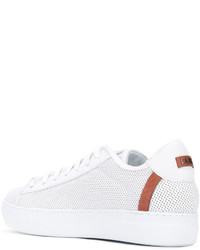 Baskets en cuir blanches Fabi