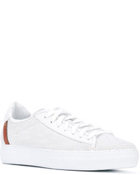 Baskets en cuir blanches Fabi