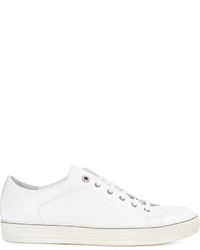 Baskets en cuir blanches Lanvin