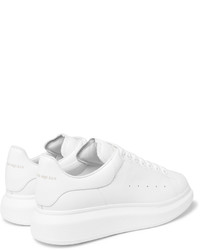 Baskets en cuir blanches Alexander McQueen