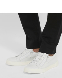 Baskets en cuir blanches Giuseppe Zanotti