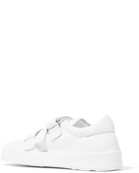 Baskets en cuir blanches Jil Sander