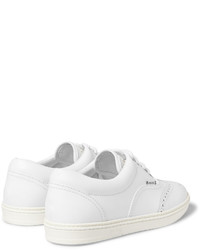 Baskets en cuir blanches Jimmy Choo