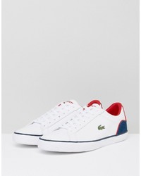 Baskets en cuir blanches Lacoste