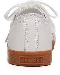 Baskets en cuir blanches Tretorn