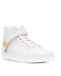 Baskets en cuir blanches Versace