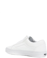 Baskets en cuir blanches Vans